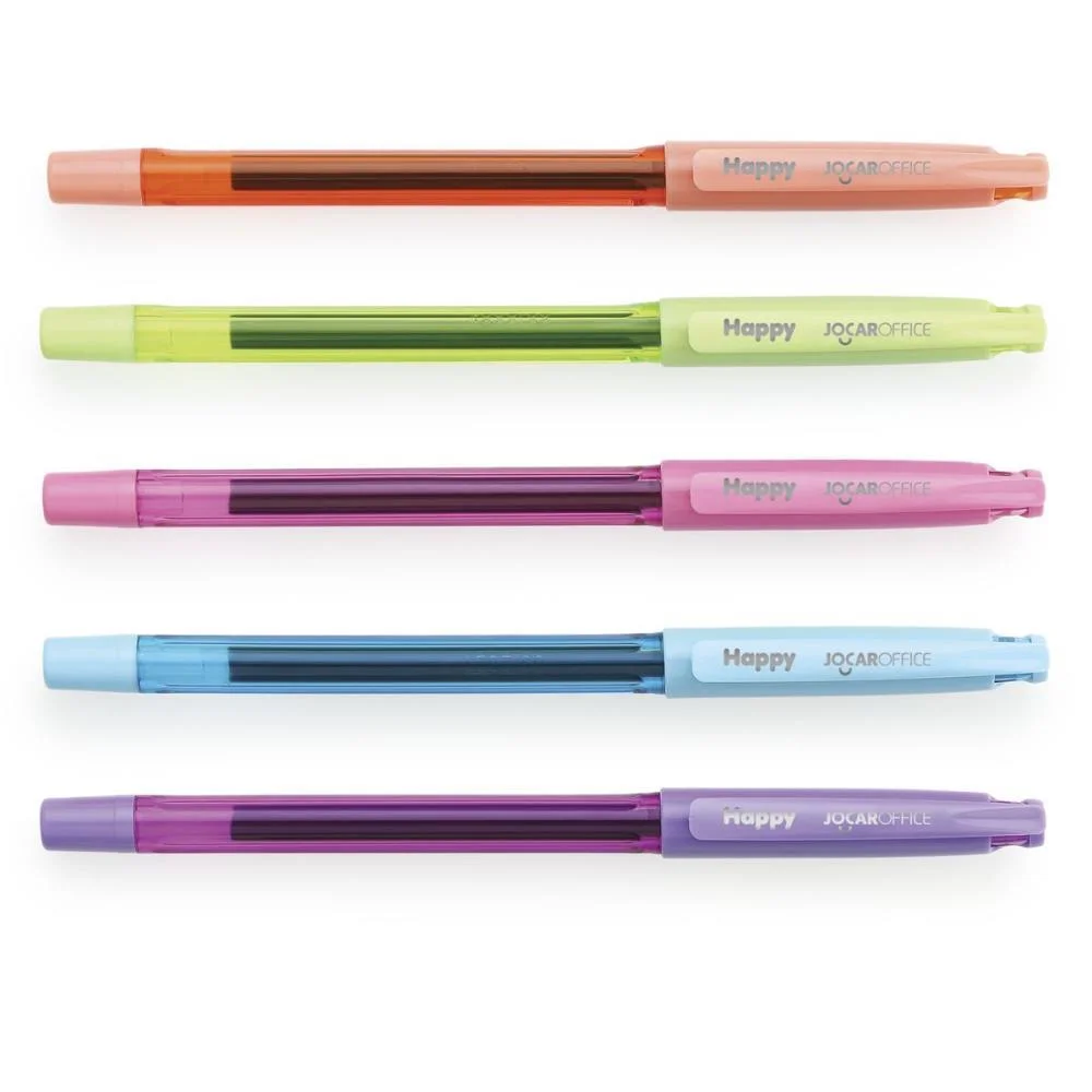 CANETA GEL HAPPY 0.7MM 5CORES LEONORA (DP.C/50) - imagem 4