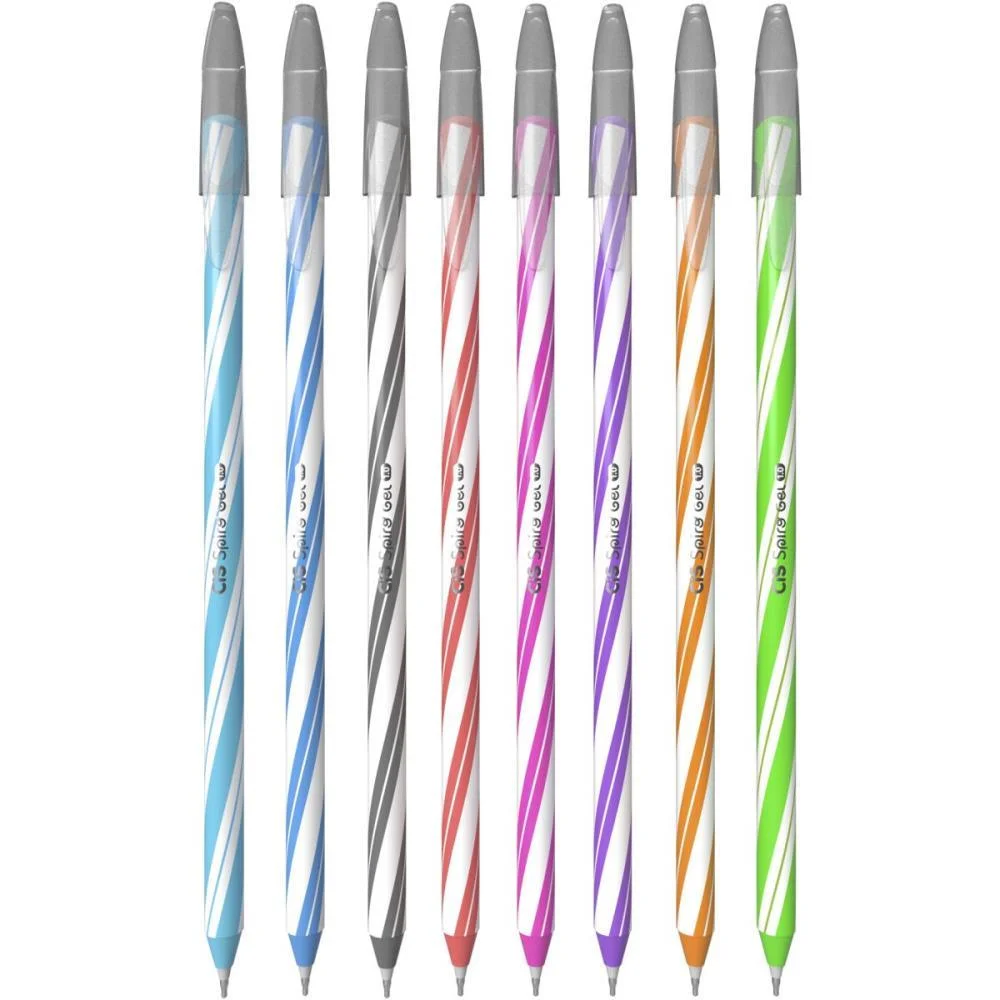 CANETA GEL CIS SPIRO 0,7MM 8 CORES SERTIC (ESTOJO) - imagem 4