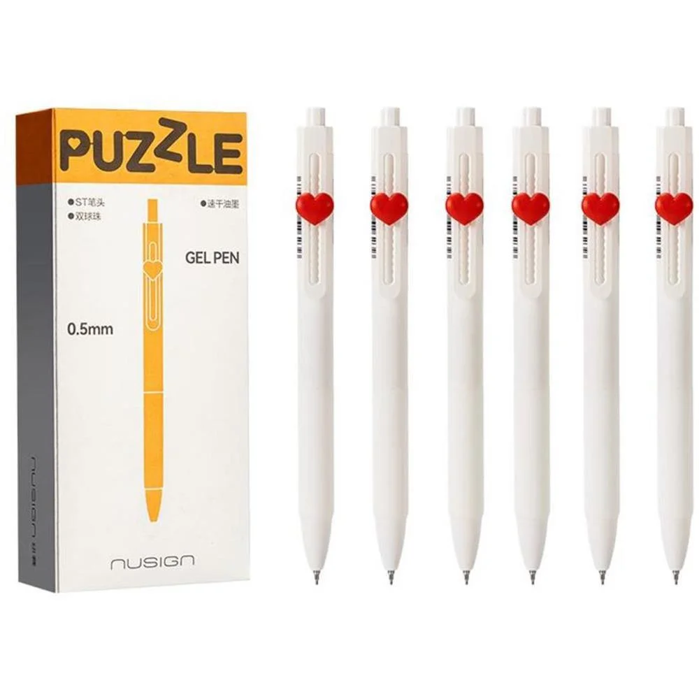 CANETA GEL PUZZLE RETRATIL PONTA 0,5MM DELI (CX.C/12) - imagem 2