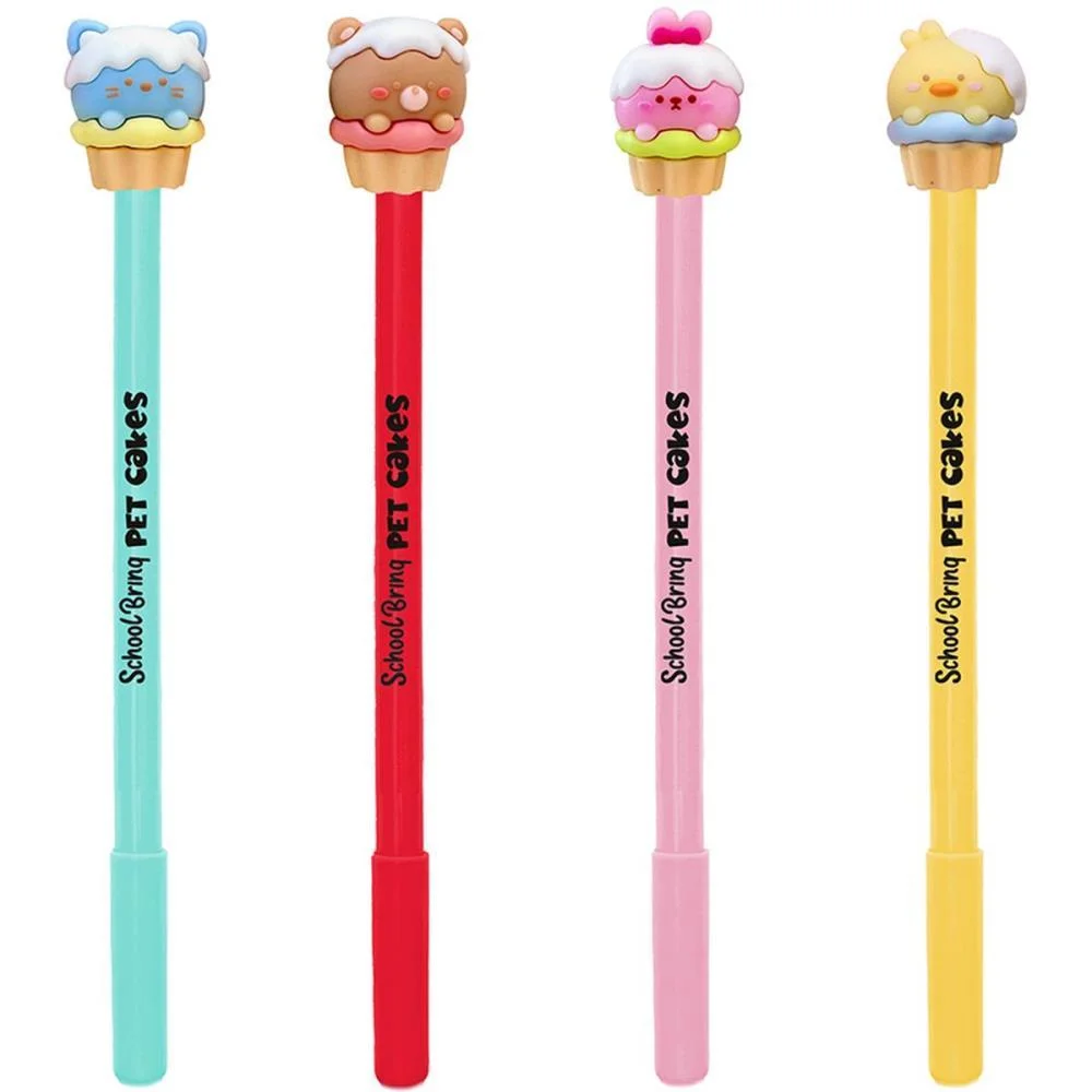 CANETA GEL PET CAKES C/AROMA BAUNILHA (S) POLIBRINQ (POTE.C/24) - imagem 3