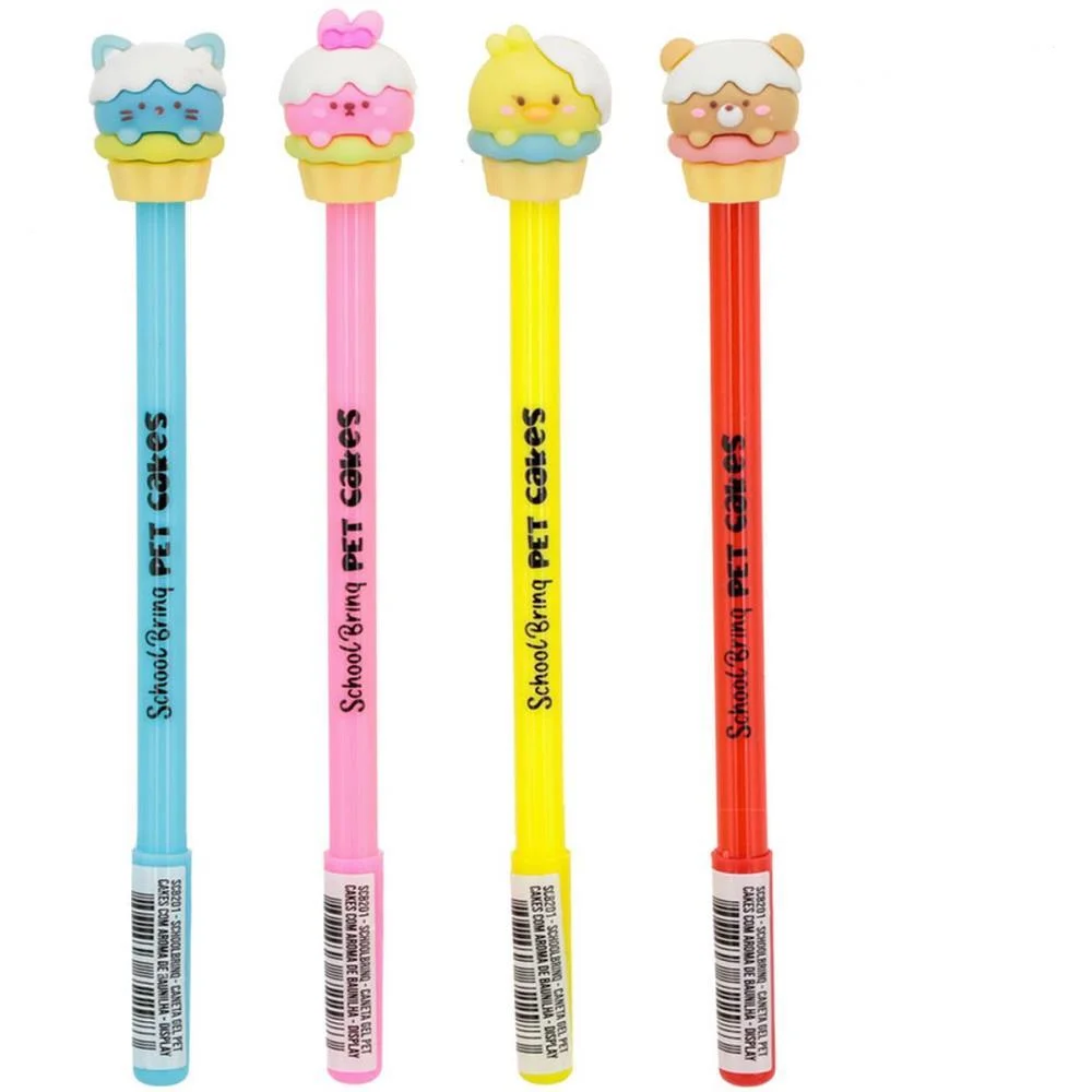 CANETA GEL PET CAKES C/AROMA BAUNILHA (S) POLIBRINQ (POTE.C/24) - imagem 5