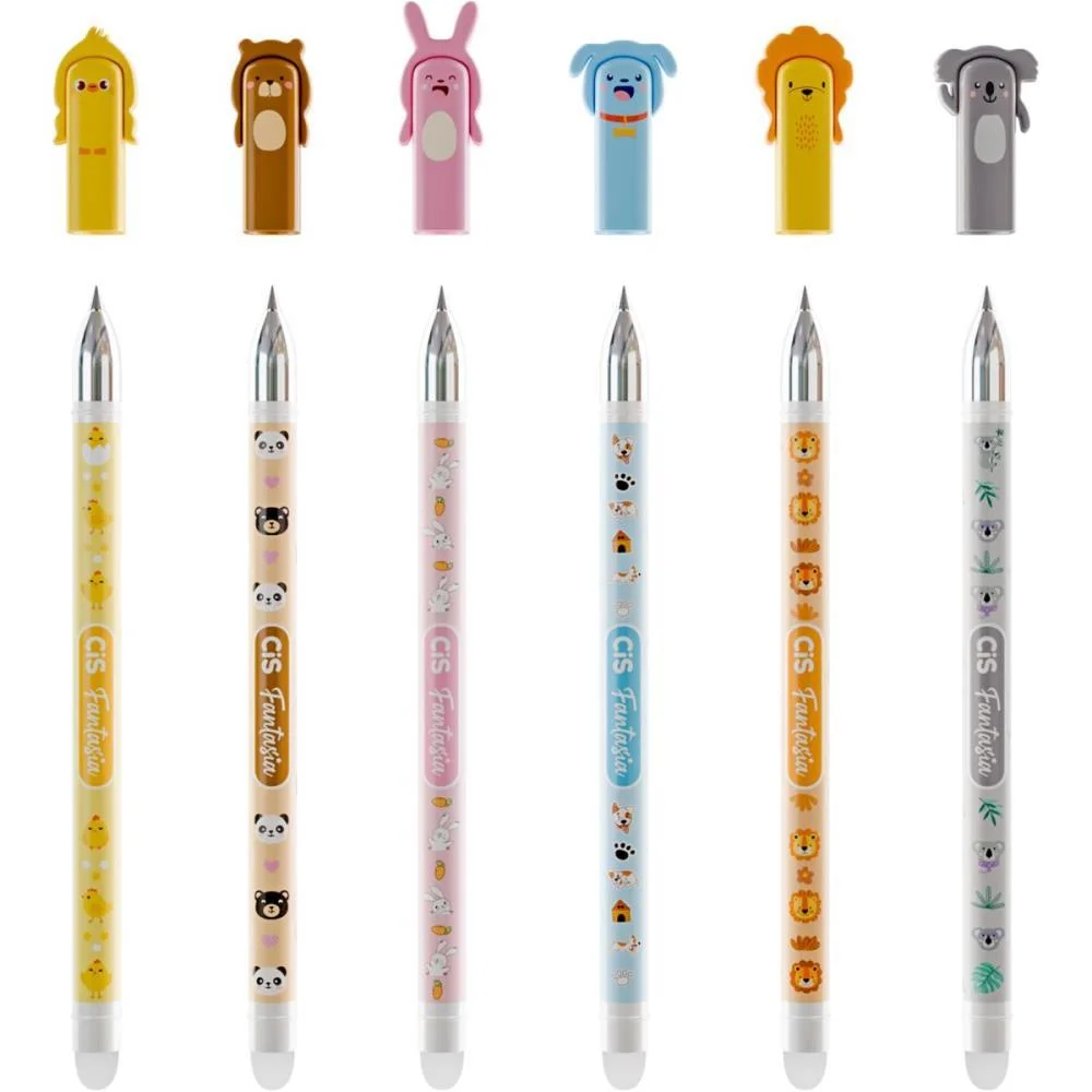 CANETA GEL CIS FANTASIA ZOO 0.5MM APAG (S SERTIC (DP.C/18) - imagem 4
