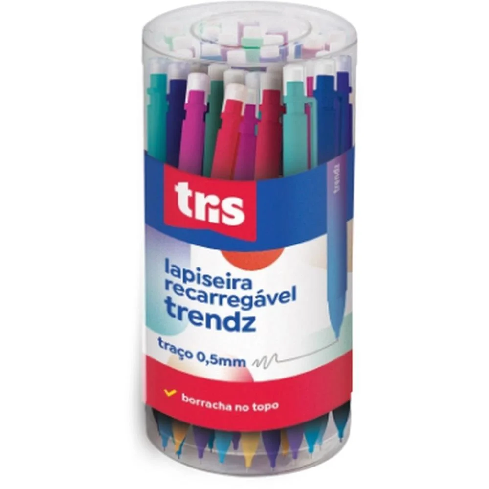 LAPISEIRA 0.5MM TRIS TRENDZ 4 MODELOS SUMMIT (POTE- 24) - imagem 2