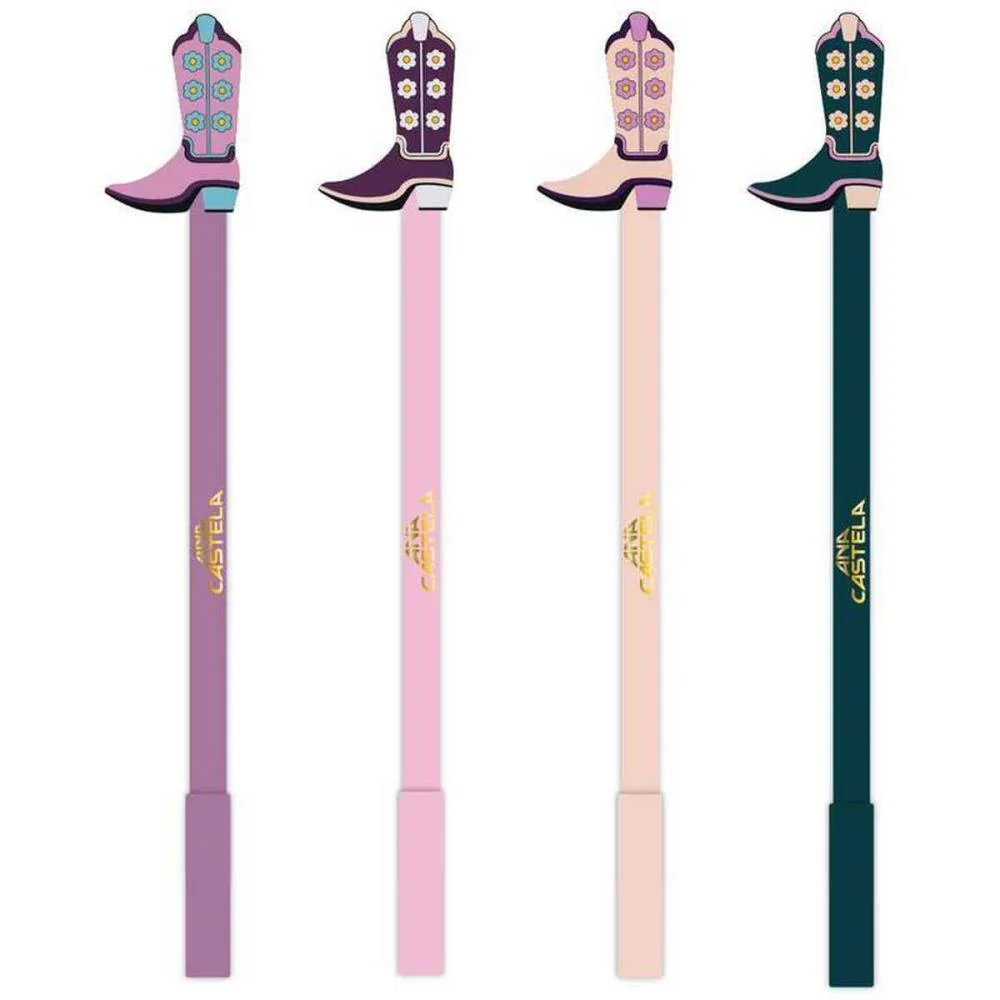 CANETA GEL ANA CASTELA C/BOTA (S) POLIBRINQ (DP.C/24) - imagem 4
