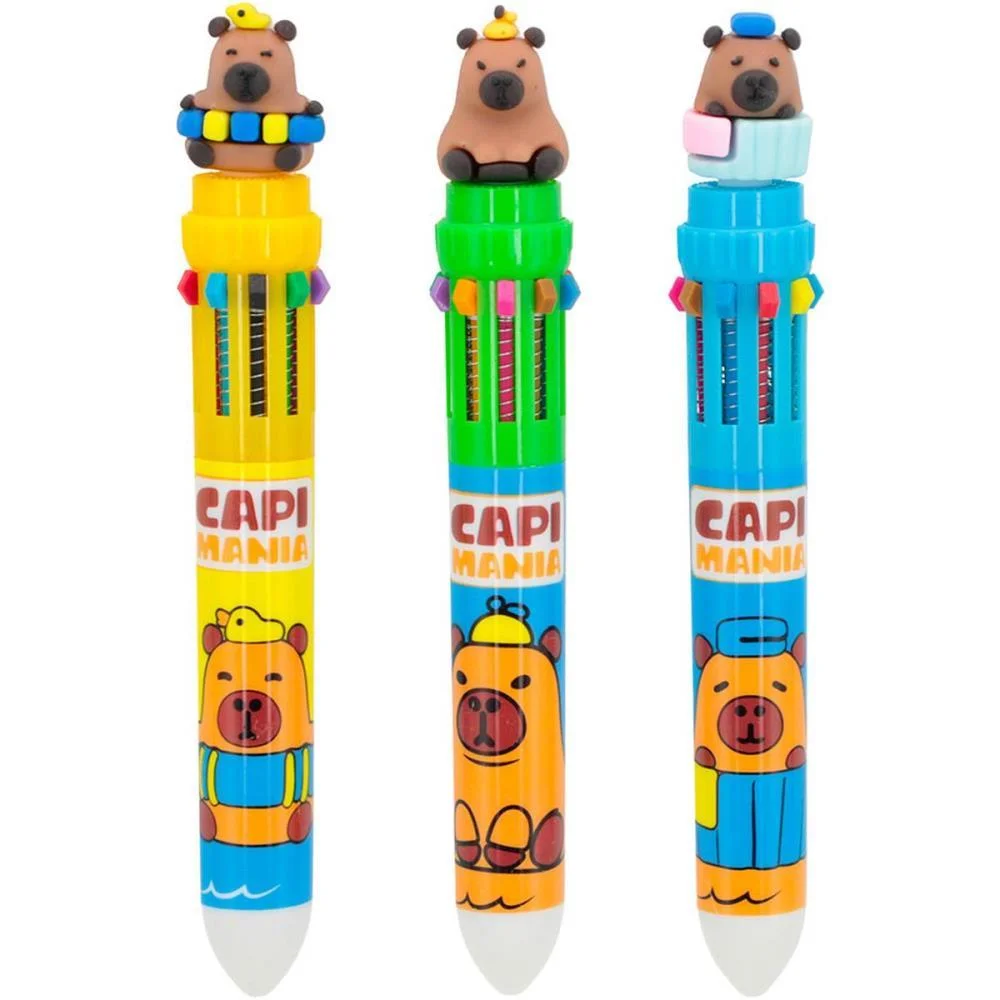 CANETA GEL CAPIVARA 10EM1 (S) POLIBRINQ (DP.C/24) - imagem 4