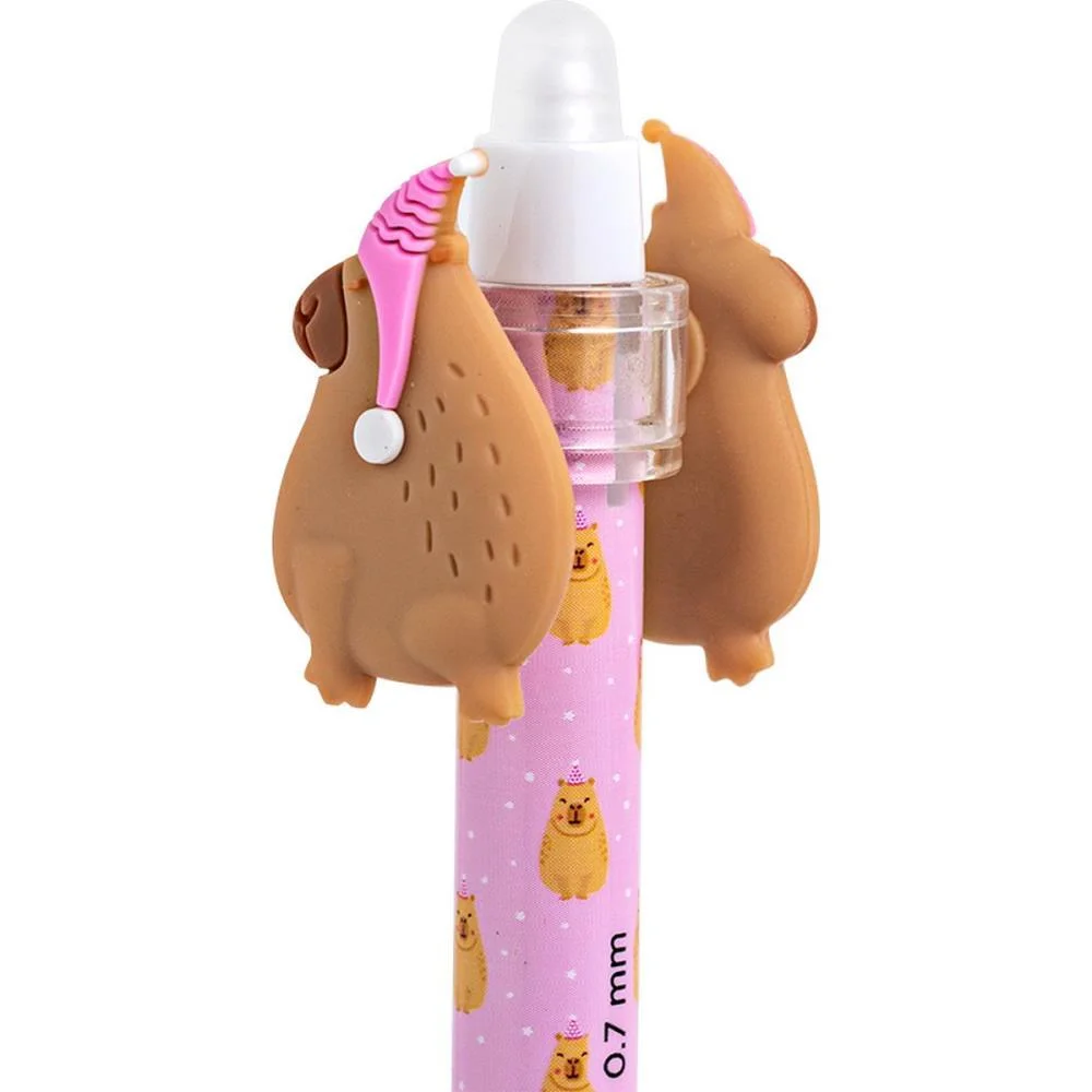 CANETA GEL CAPIVARA  APAG 0.7MM (S) BRW (DP.C/12) - imagem 3