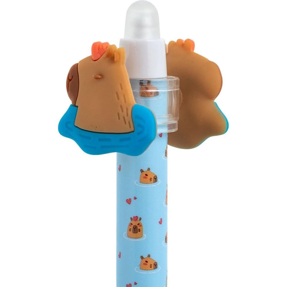 CANETA GEL CAPIVARA  APAG 0.7MM (S) BRW (DP.C/12) - imagem 9