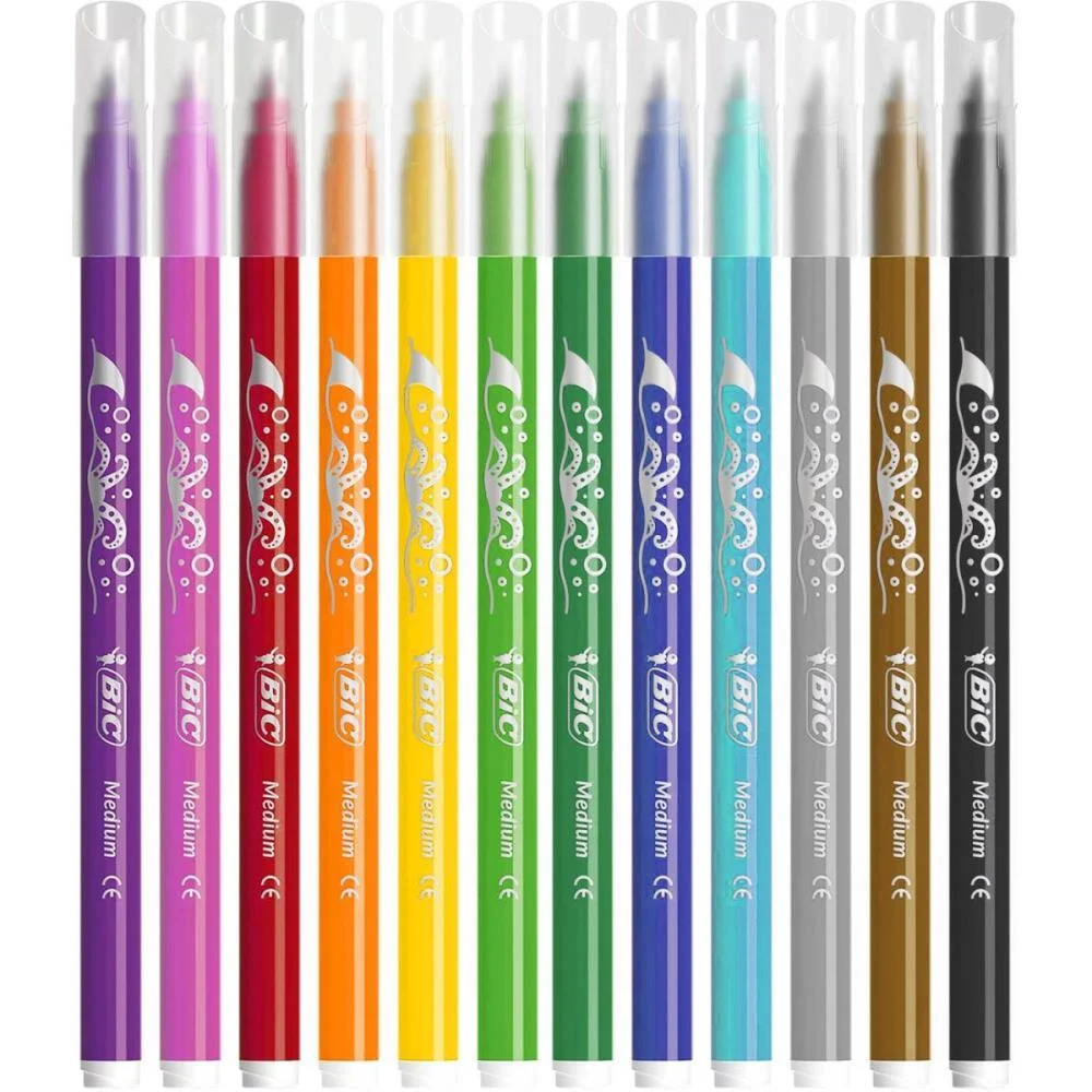 CANETA HIDROGRAFICA EVOLUTION ULTRA 12 CORES BIC (PCT.C/06) - imagem 4
