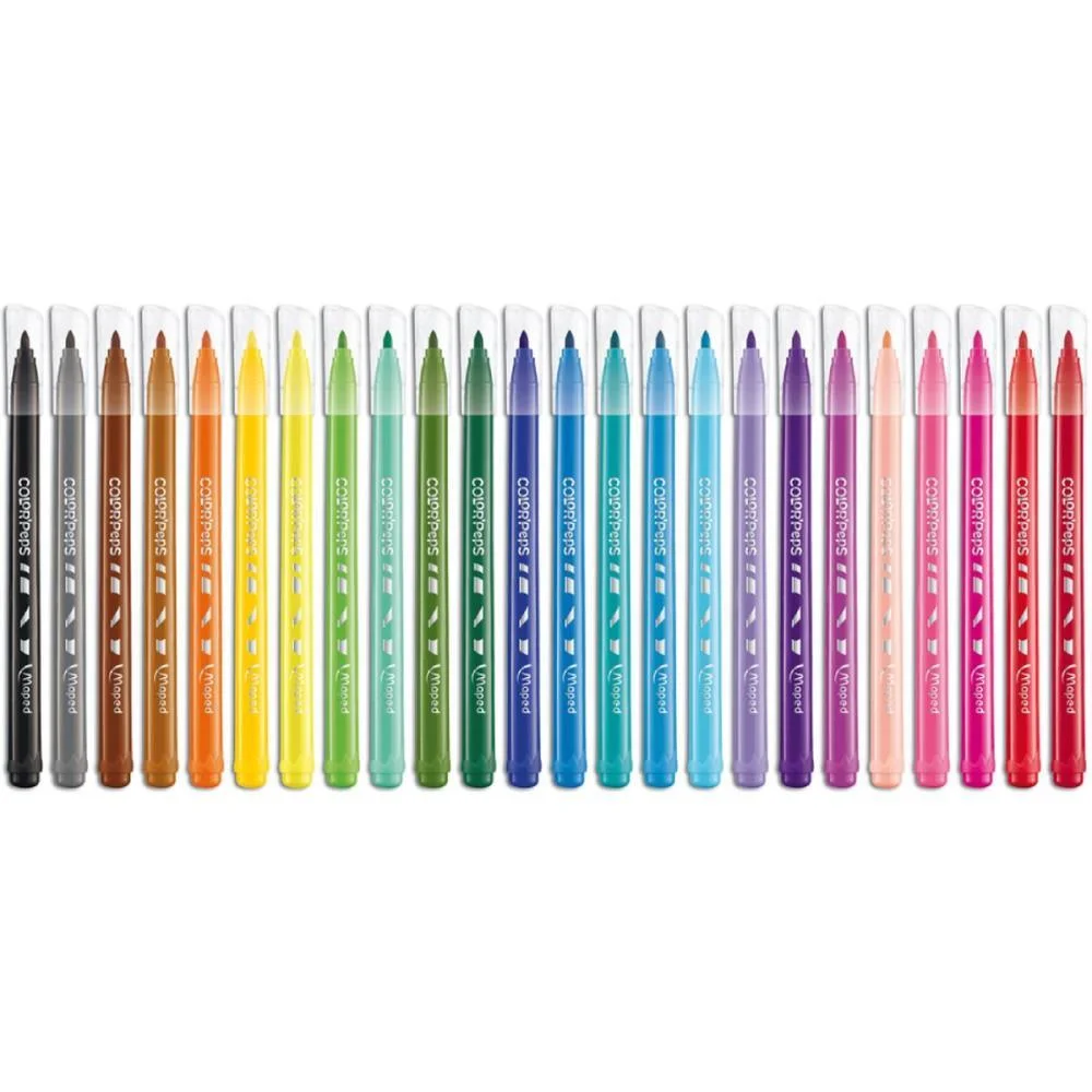 CANETA HIDROGRAFICA OCEAN POLVO 24 CORES MAPED (PCT.C/06) - imagem 4