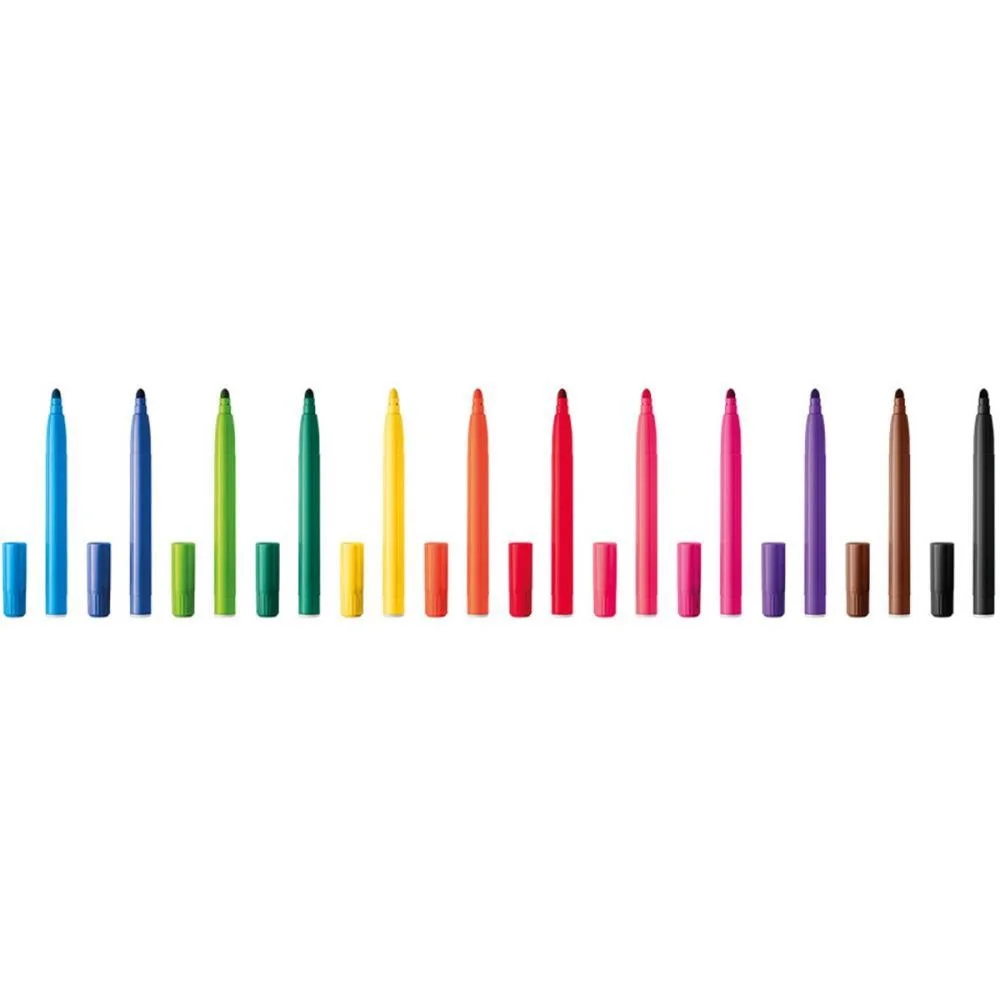 CANETA HIDROGRAFICA JUMBO BAZZE WAVE 12 CORES SUMMIT (PCT.C/12) - imagem 5