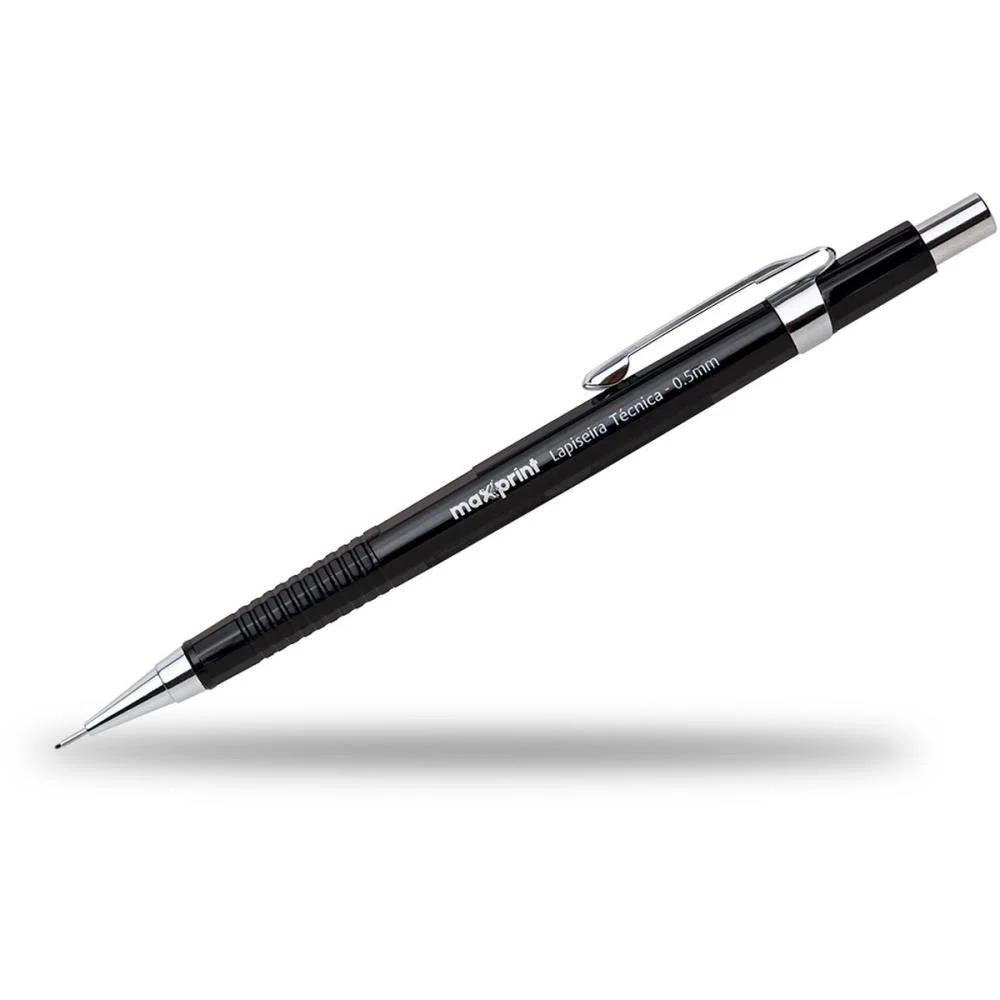 LAPISEIRA 0.5MM EASY METALICA PRETA MAXPRINT (CX.C/12) - imagem 2