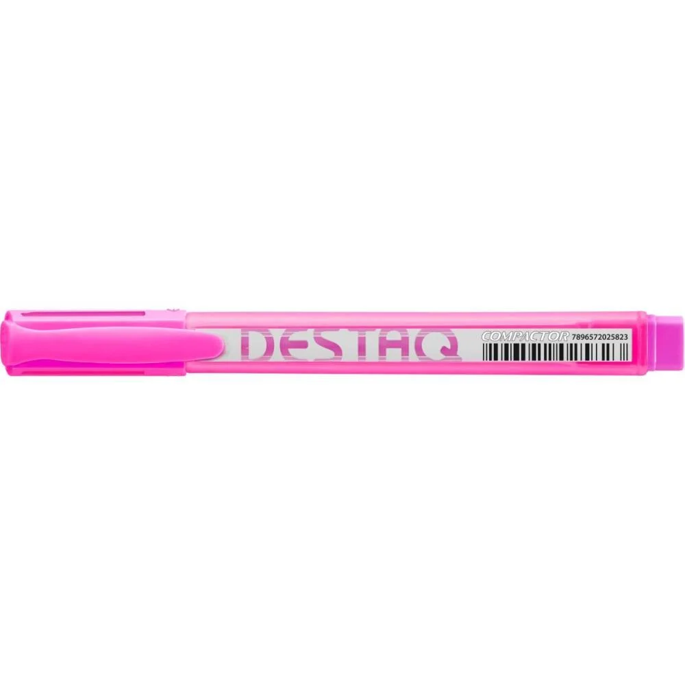 CANETA MARCA TEXTO DESTAQ FLUORESCENTE ROSA COMPACTOR (CX.C/12) - imagem 5
