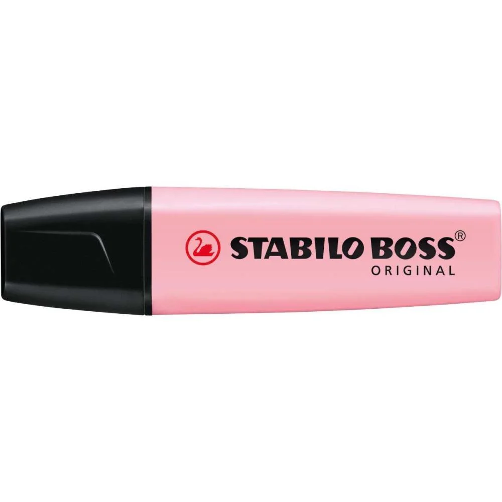 CANETA MARCA TEXTO STABILO BOSS PASTEL ROSA SERTIC (CX.C/10) - imagem 4