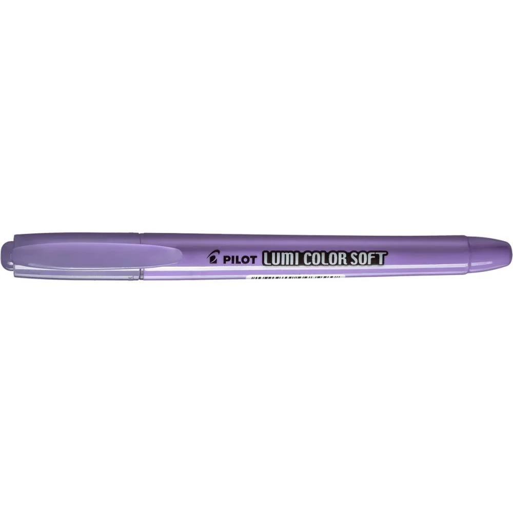 CANETA MARCA TEXTO LUMICOLOR SOFT VIOLETA PASTEL PILOT (CX.C/12) - imagem 3