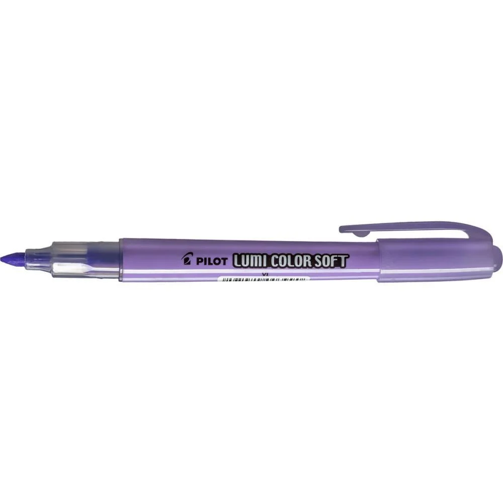 CANETA MARCA TEXTO LUMICOLOR SOFT VIOLETA PASTEL PILOT (CX.C/12) - imagem 4