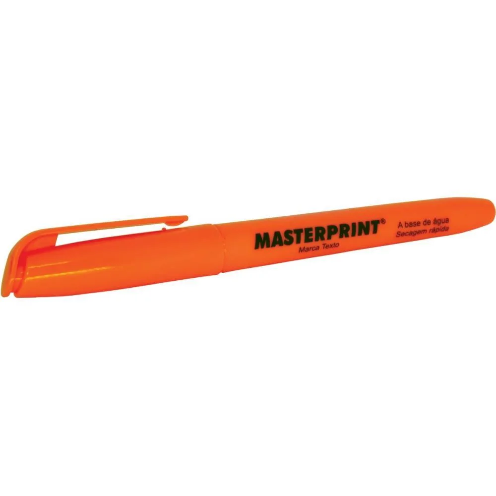 CANETA MARCA TEXTO MP 612 LARANJA MASTERPRINT (CX.C/12) - imagem 3