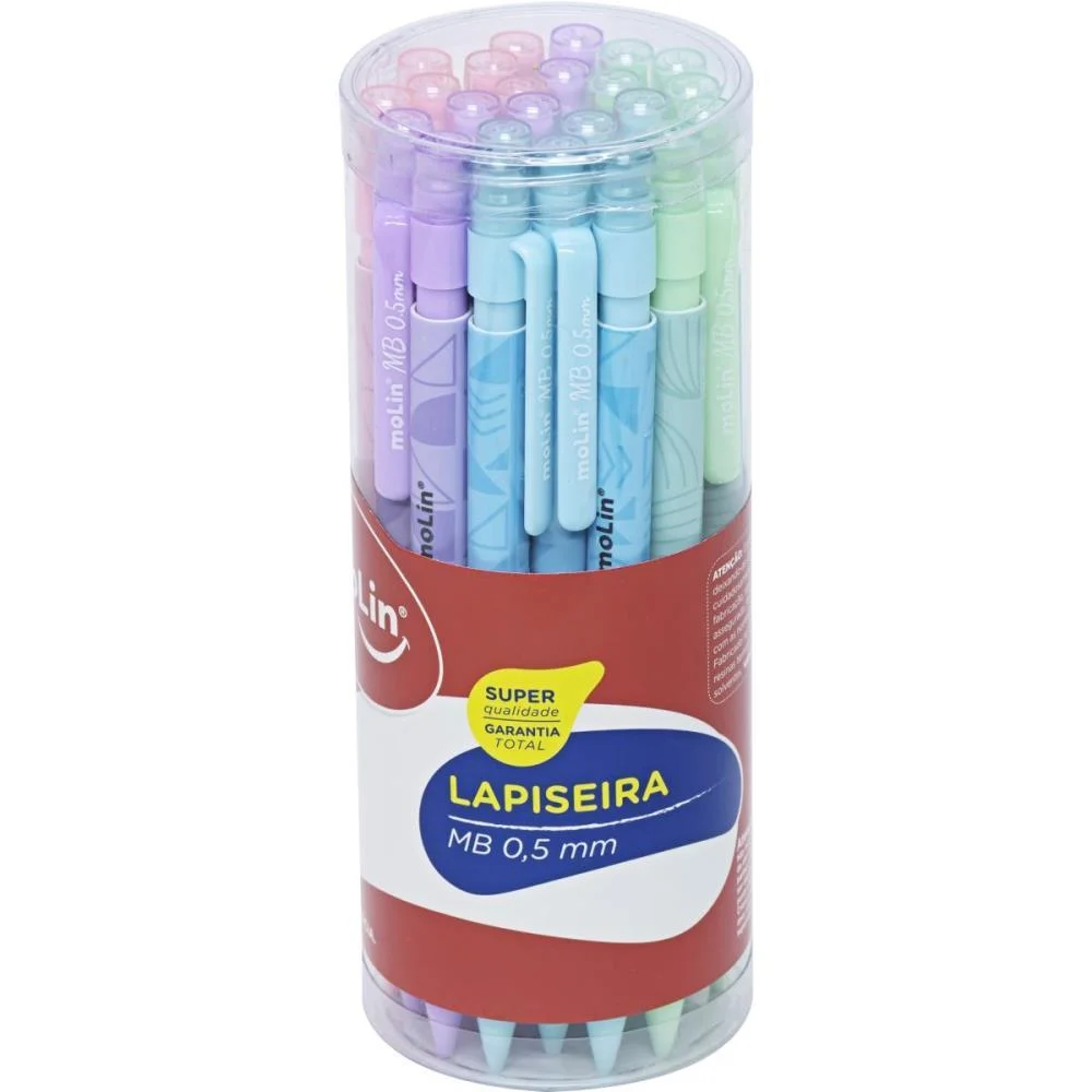 LAPISEIRA 0.5MM MB C/BORRACHA (S) MOLIN (POTE-24) - imagem 2