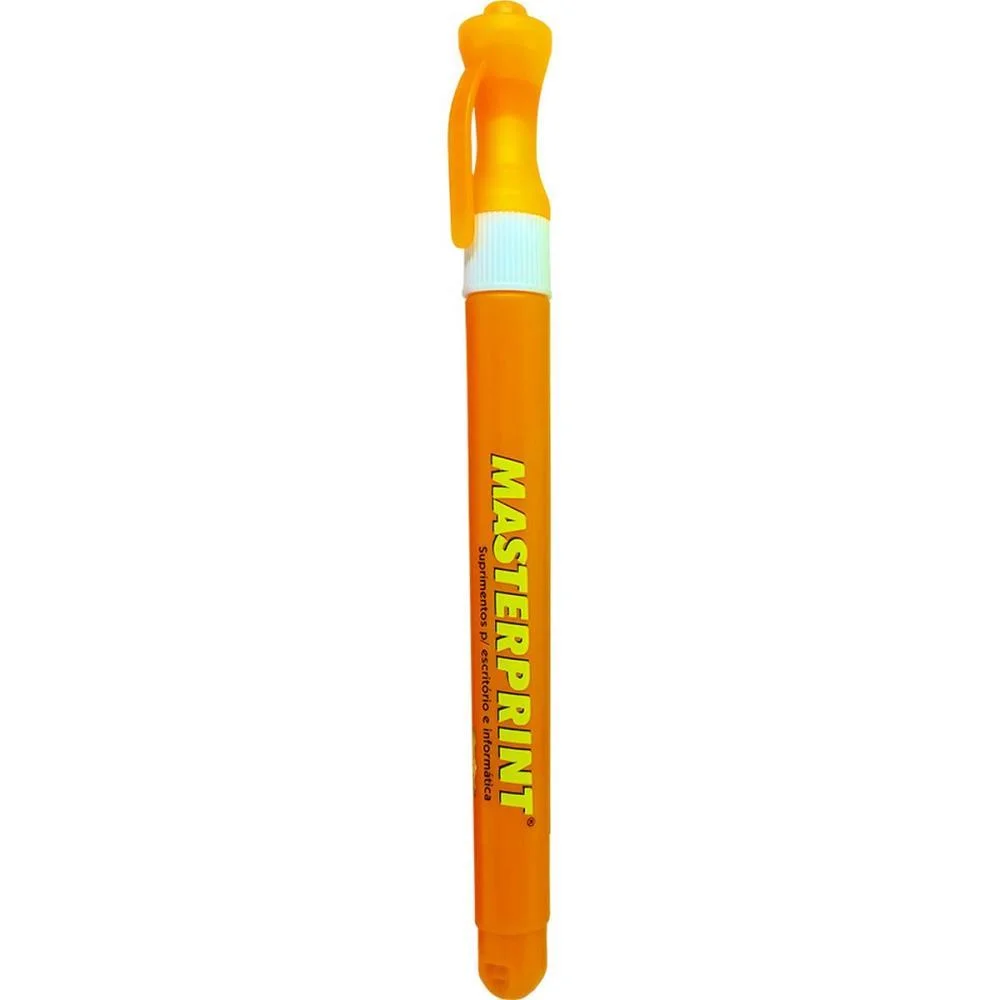 CANETA MARCA TEXTO MP 614 NEON SLIM LARANJA MASTERPRINT (CX.C/12) - imagem 2