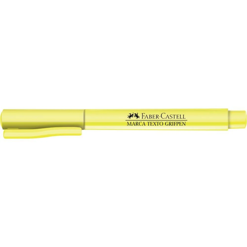 CANETA MARCA TEXTO GRIFPEN AMARELA FABER-CASTELL (CX.C/12) - imagem 4