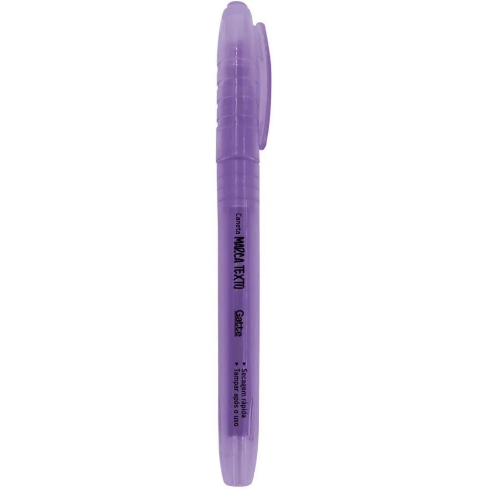 CANETA MARCA TEXTO GATTE LILAS 4MM MAKE+ (CX.C/12) - imagem 4