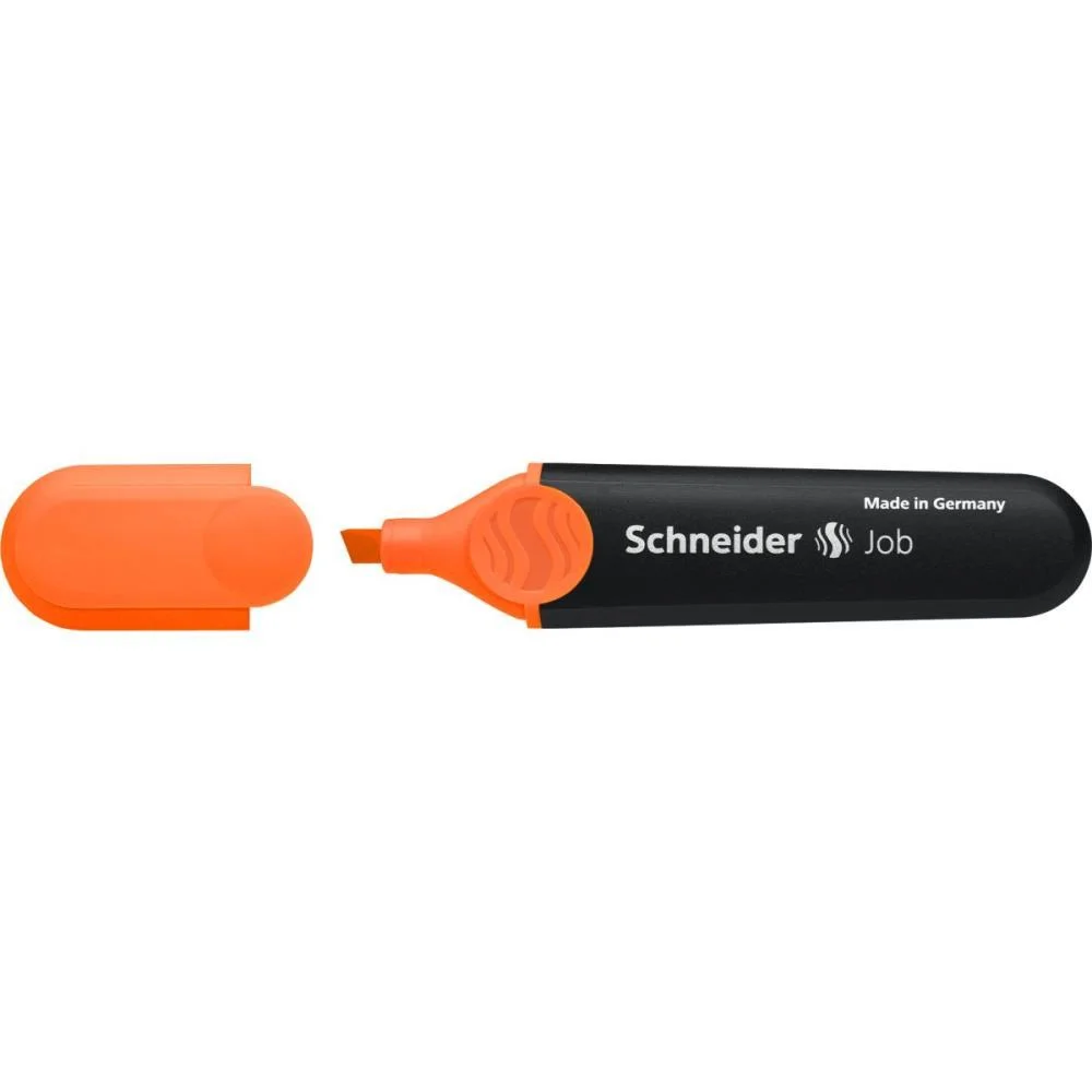 CANETA MARCA TEXTO JOB SCHNEIDER LARANJA COMPACTOR (CX.C/10) - imagem 2