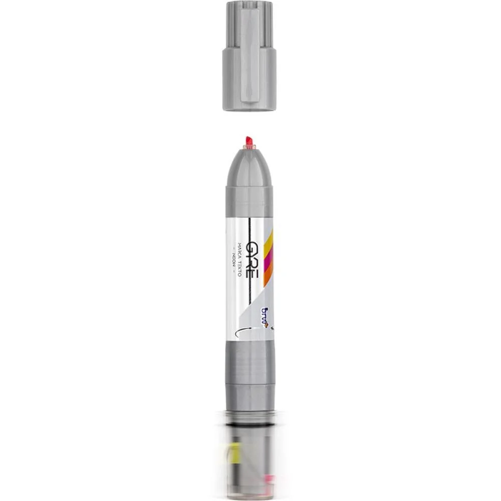 CANETA MARCA TEXTO GYRE 3 CORES NEON BRW (DP.C/06) - imagem 3