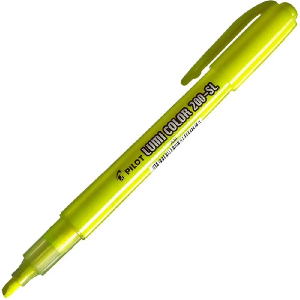 CANETA MARCA TEXTO LUMICOLOR 200-SL AMARELA PILOT (CX.C/12) - imagem 3