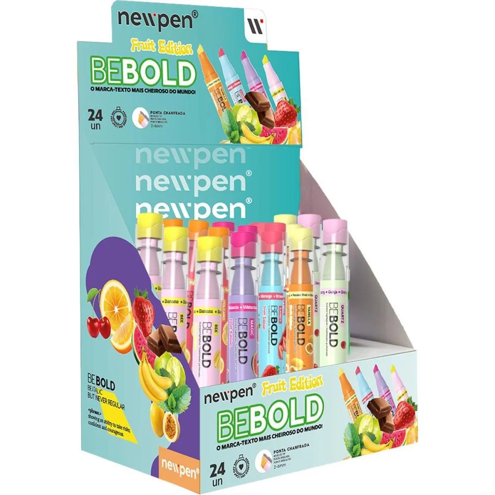 CANETA MARCA TEXTO BEBOLD FRUIT (S) NEWPEN (DP.C/24) - imagem 3
