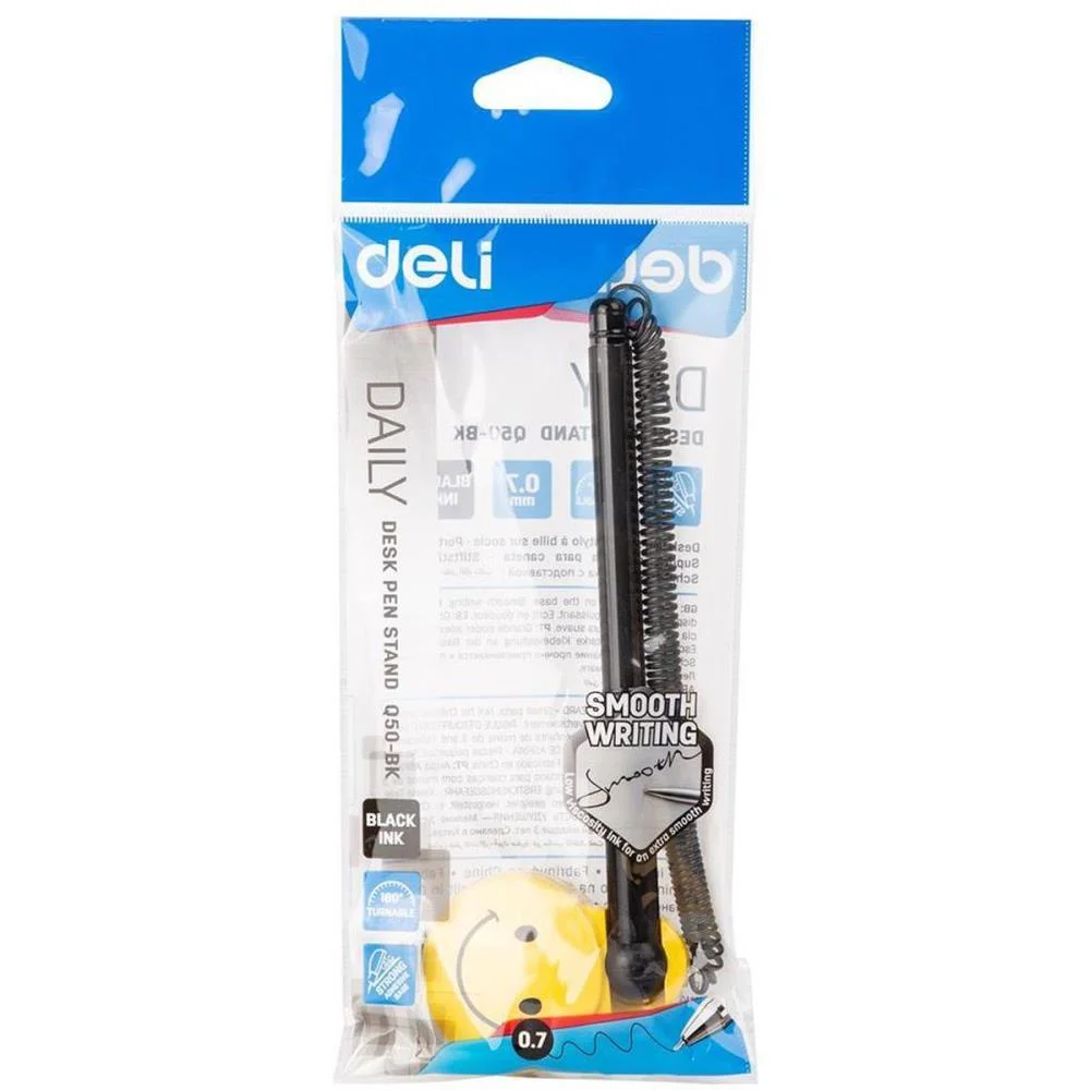 CANETA PARA BALCAO DAILY C/SUPORTE MINI 0,7MM PT DELI (BLISTER) - imagem 4