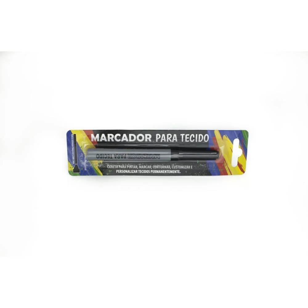CANETA PARA TECIDO PRETA CT13 GRAMP LINE (BL.C/01) - imagem 2