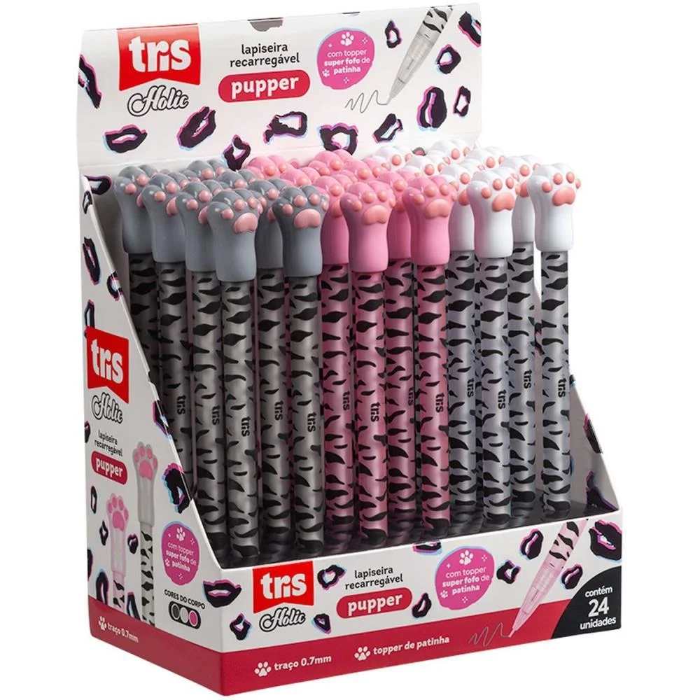 LAPISEIRA 0.7MM TRIS PUPPER PONT.PATINHA 3COR SUMMIT (DP.C/24) - imagem 3