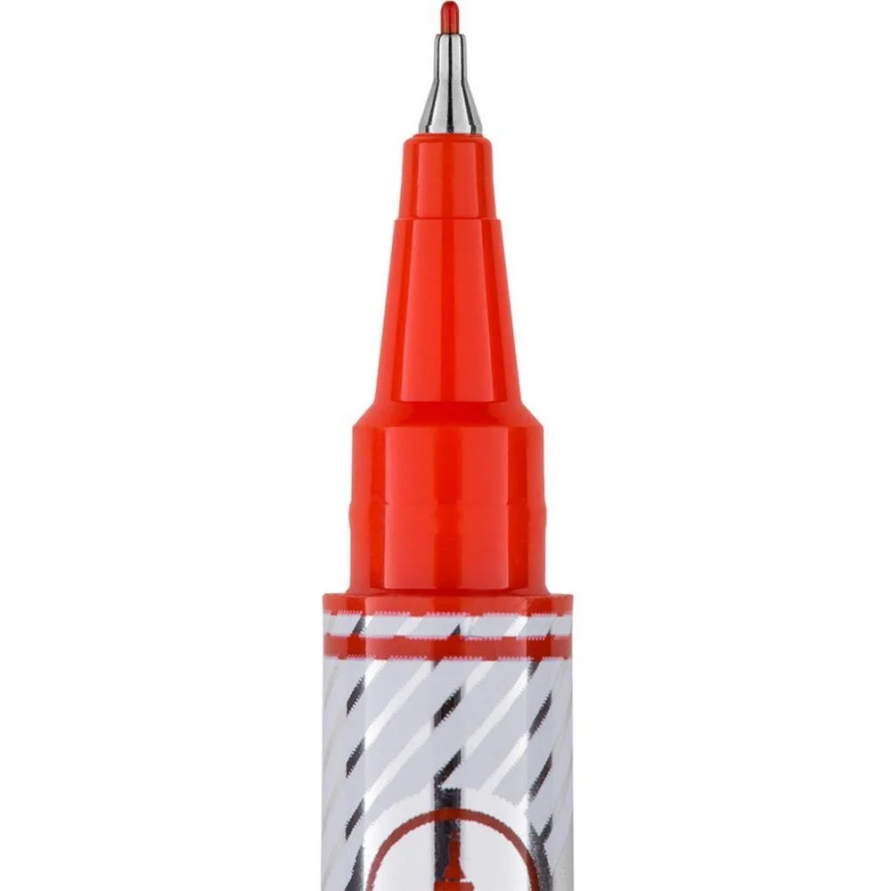 CANETA PARA CD 2.0MM RETRO PONTA DUPLA 2.0/0.4MM VM BRW (CX.C/12) - imagem 4