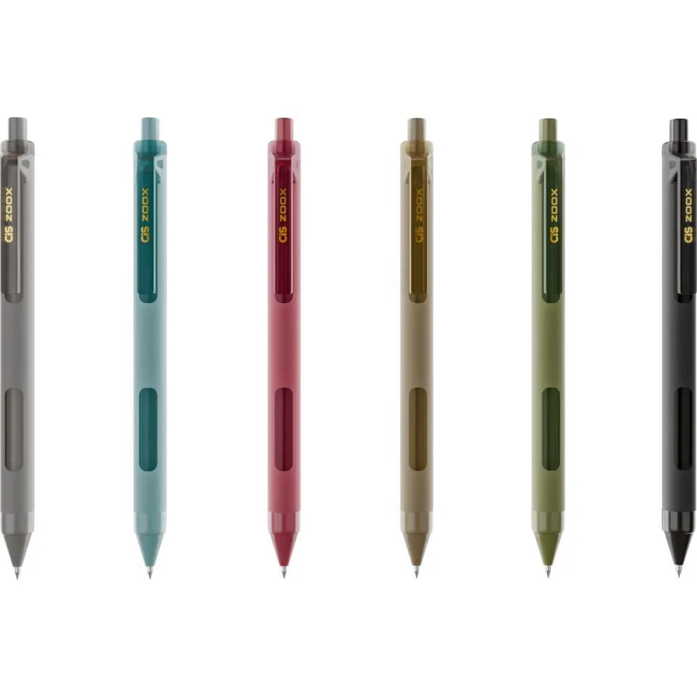 CANETA RETRATIL CIS ZOOX F7 RETR 0.7MM 6 CORES SERTIC (DP.C/24) - imagem 3