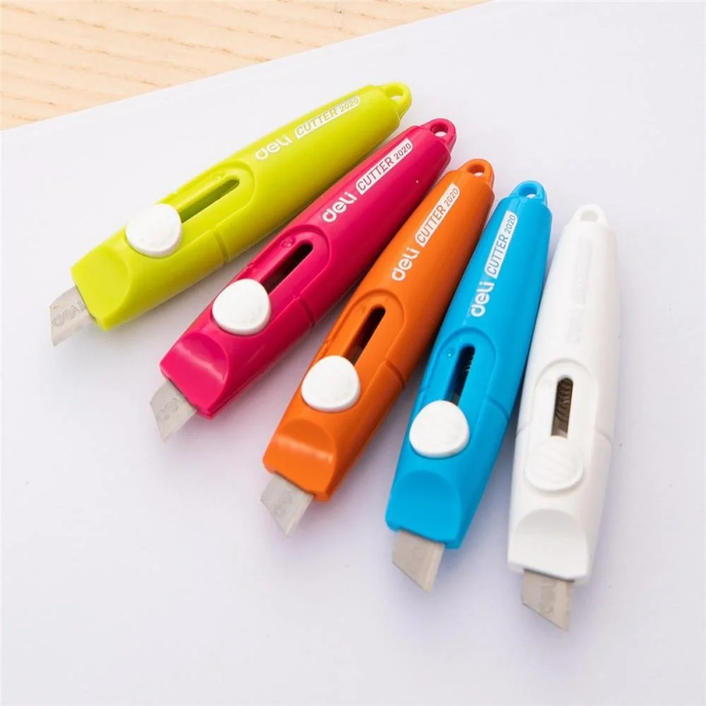 ESTILETE ESTREITO 9MM MINI CANETA LAMINA SK5 SOR DELI (BLISTER) - imagem 4