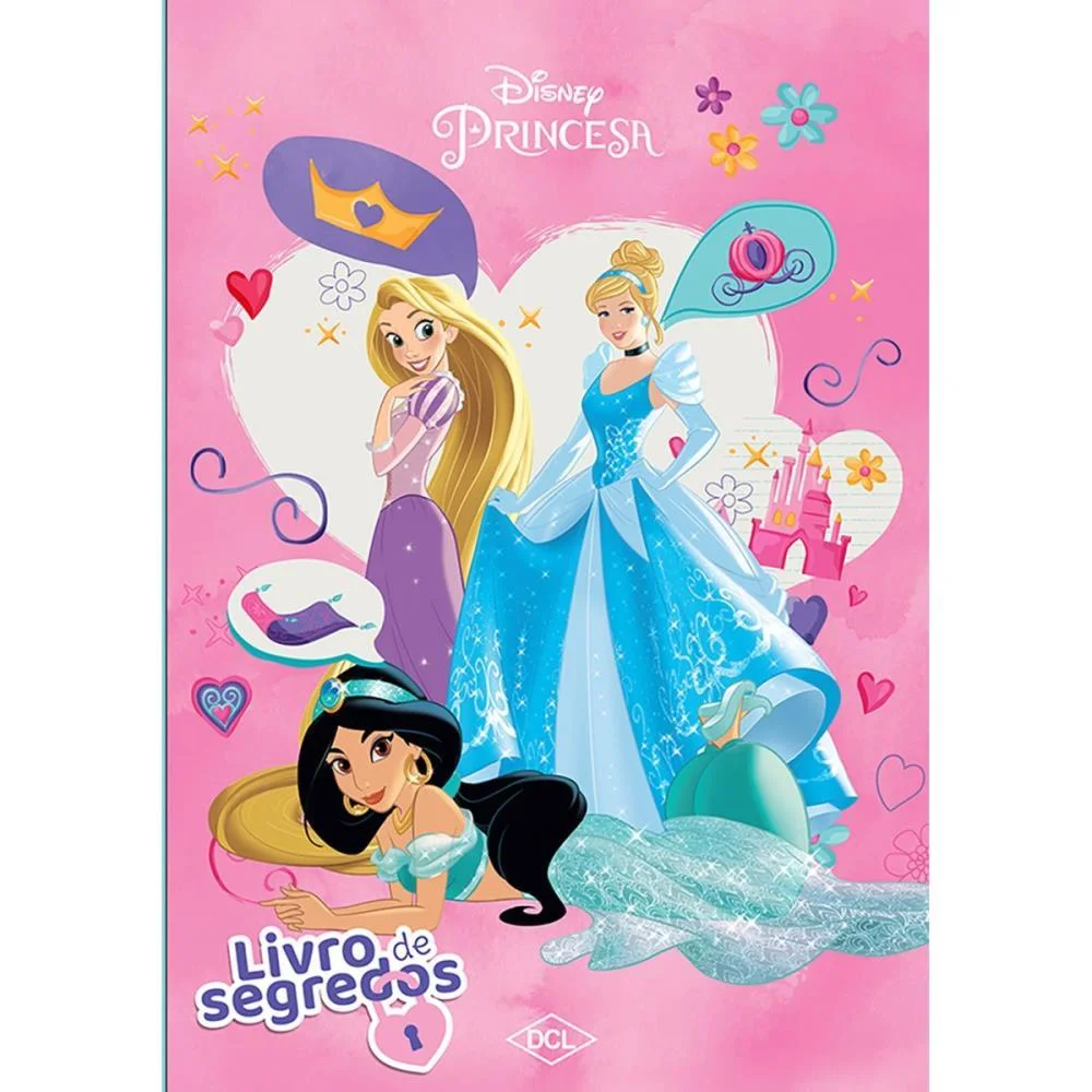 DIARIO PRINCESAS LIVRO DE SEGREDOS DCL (UNIDADE) - imagem 3