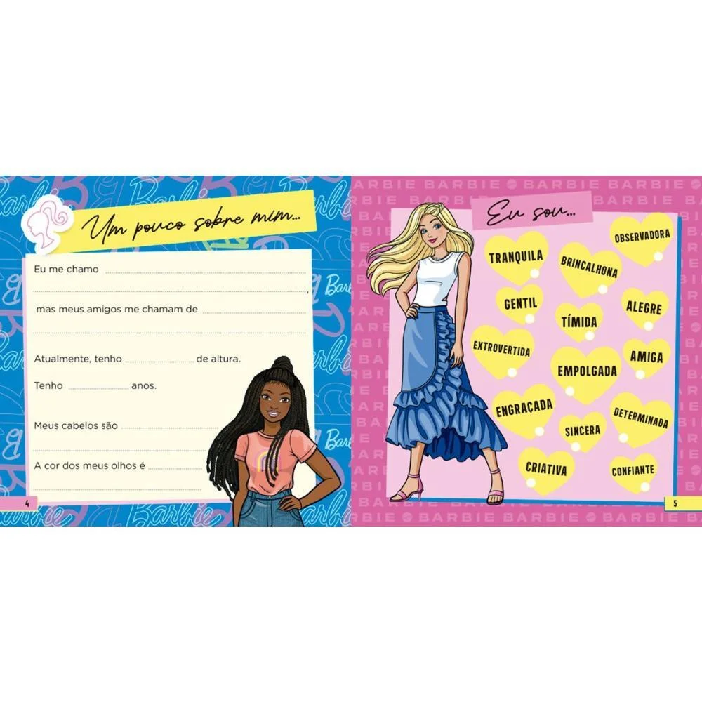 DIARIO BARBIE DIARIO SECRETO C/ADESIV MAGIC KIDS (UNIDADE) - imagem 3
