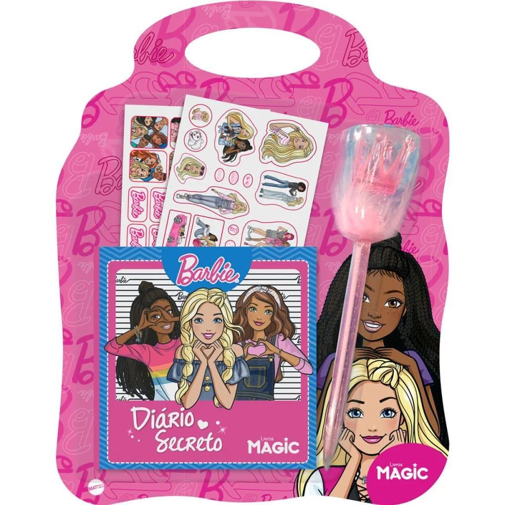DIARIO BARBIE DIARIO SECRETO C/ADESIV MAGIC KIDS (UNIDADE) - imagem 5
