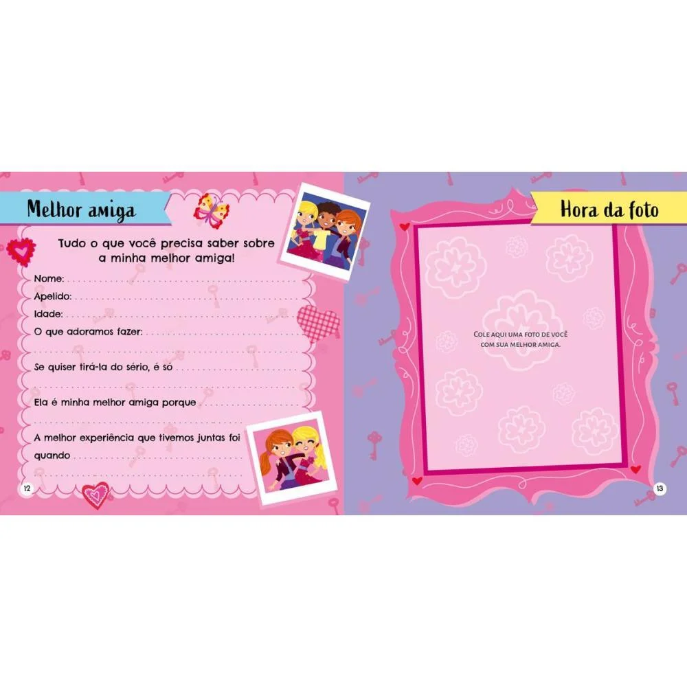 DIARIO MEU QUERIDO DIARIO C/ADESIVOS MAGIC KIDS (UNIDADE) - imagem 3