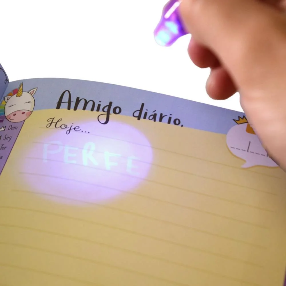 DIARIO MAGICO UNICORNIO C/CADEADO GD MAGIC KIDS (UNIDADE) - imagem 4