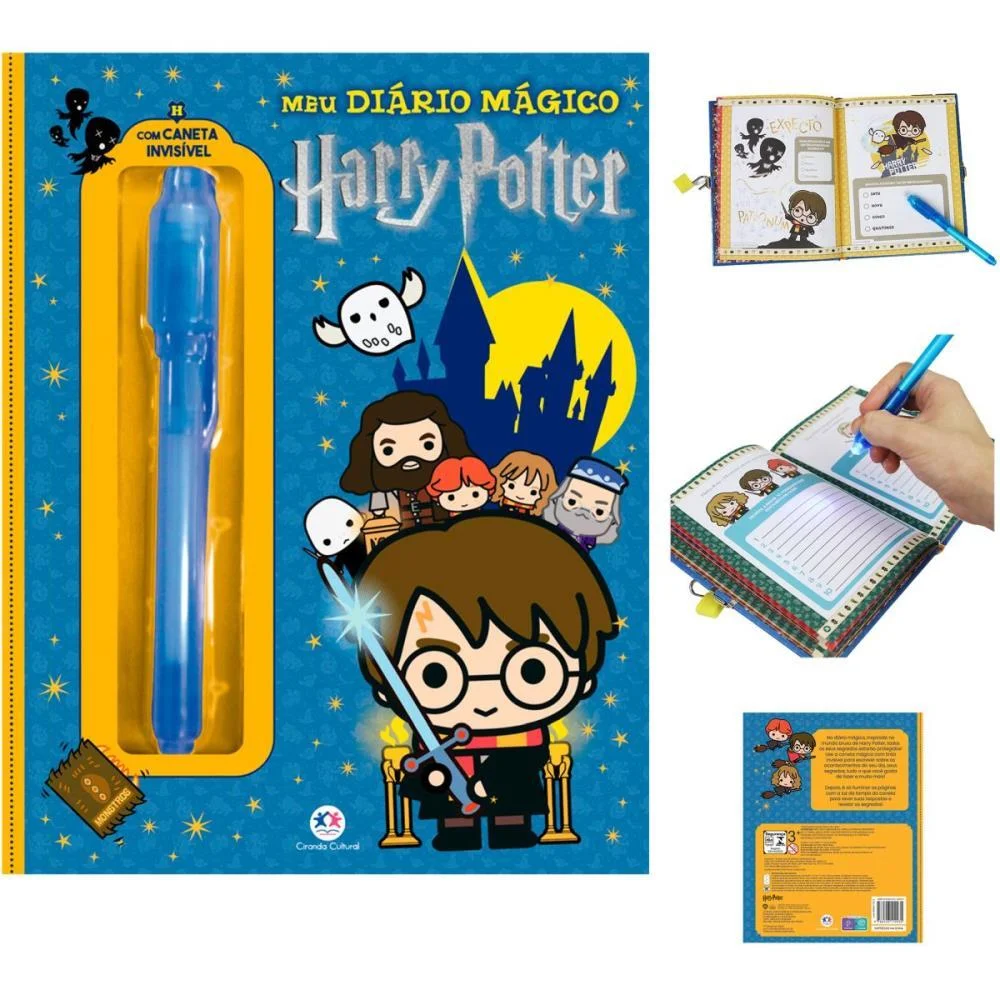 DIARIO HARRY POTTER DIARIO MAGICO 48P MAGIC KIDS (UNIDADE) - imagem 2