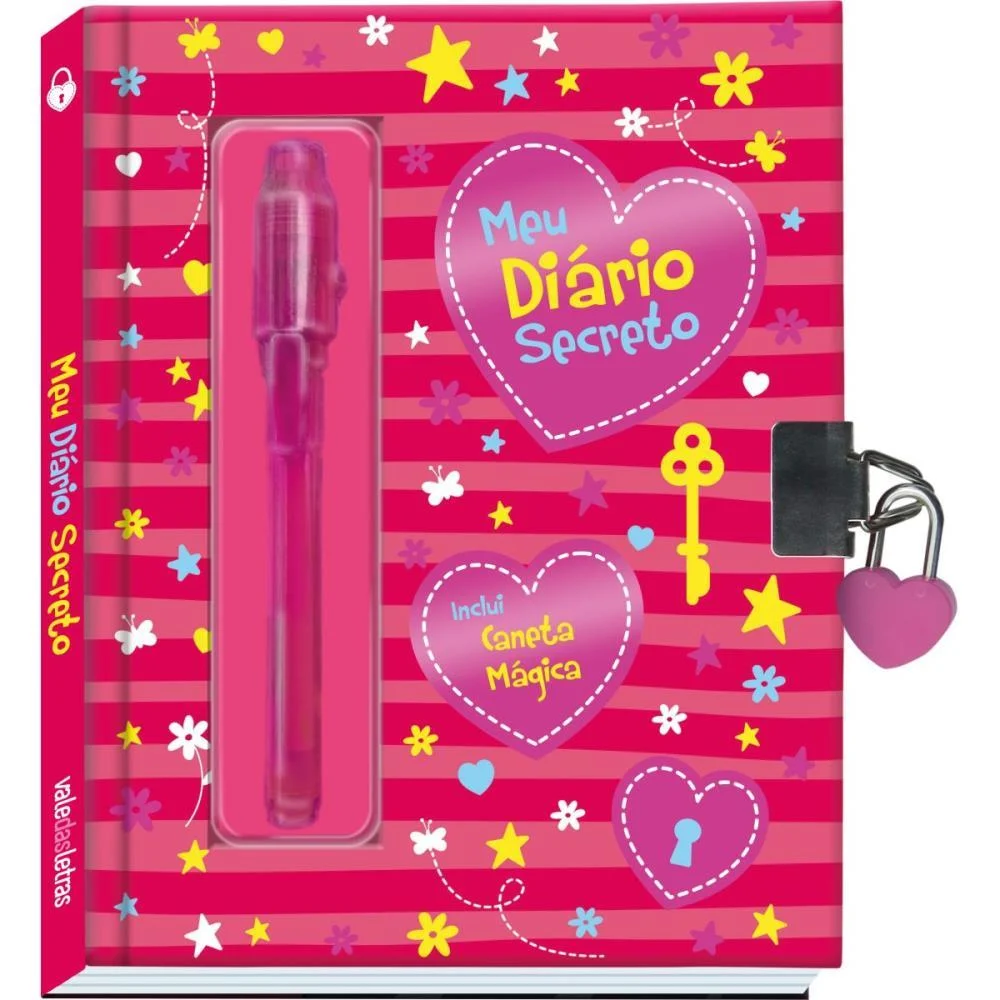 DIARIO MEU DIARIO SECRETO ROSA VALE DAS LETRAS (UNIDADE) - imagem 3