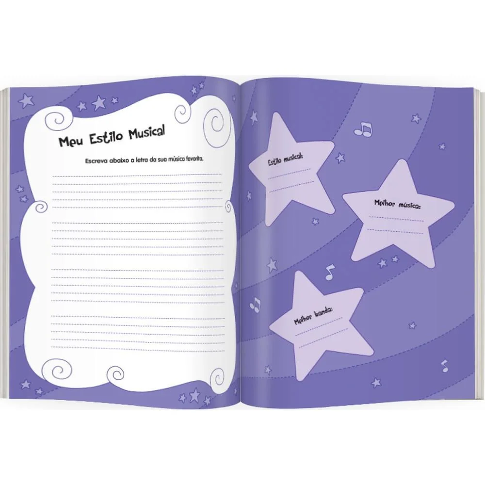 DIARIO MEU DIARIO SECRETO ROXO VALE DAS LETRAS (UNIDADE) - imagem 4