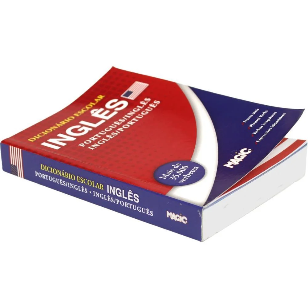 DICIONARIO INGLES ESCOLAR COMPLETO 480P 16,5X12C MAGIC KIDS (UNIDADE) - imagem 4
