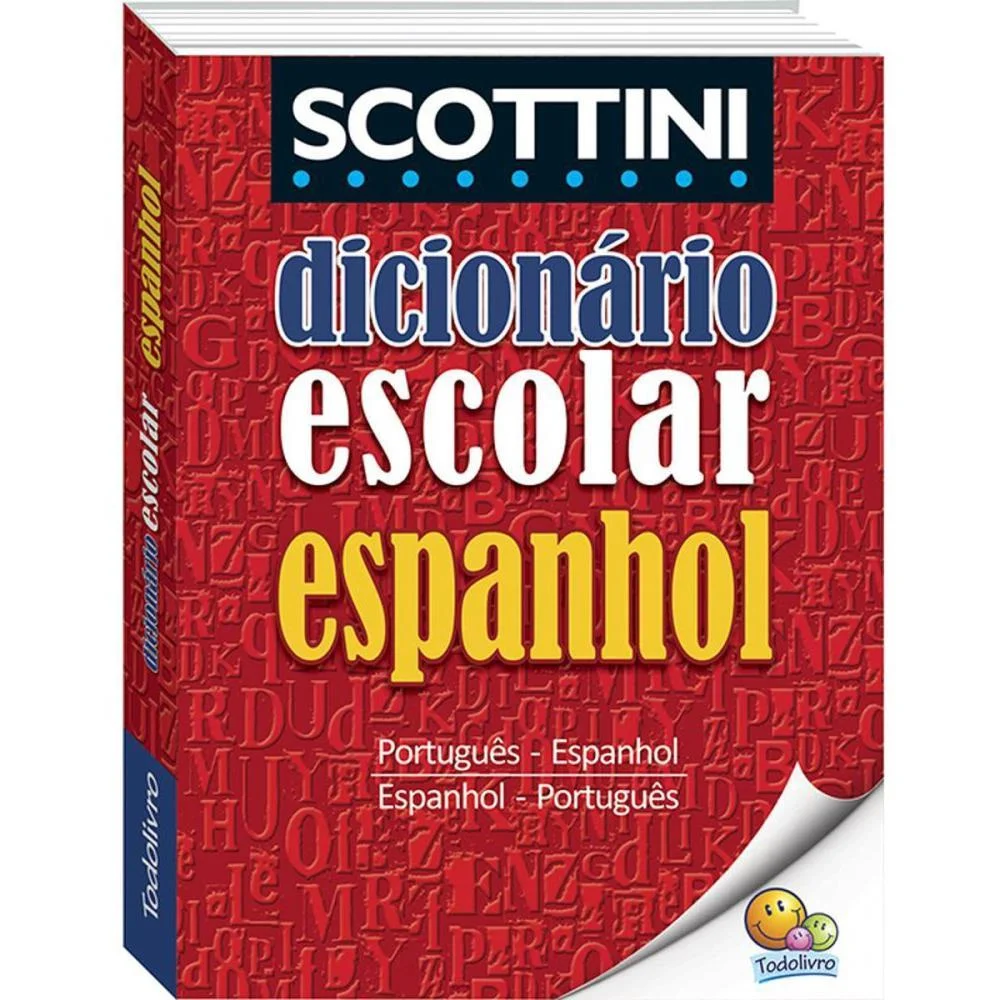 DICIONARIO ESPANHOL SCOTTINI PORT/ESP-ESP/PORT 464 TODOLIVRO (UNIDADE) - imagem 2