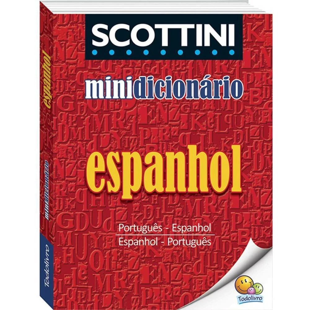 DICIONARIO MINI ESPANHOL SCOTTINI PORT/ESP-ESP/PORT 352 TODOLIVRO (UNIDADE) - imagem 3