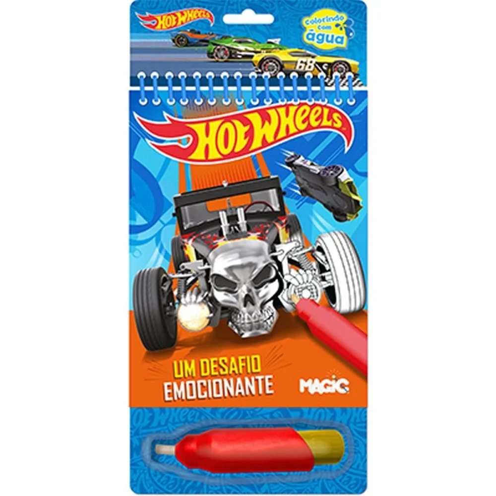 LIVRO AQUABOOK HOT WHEELS 24X14CM 10PAGS. MAGIC KIDS (UNIDADE) - imagem 3
