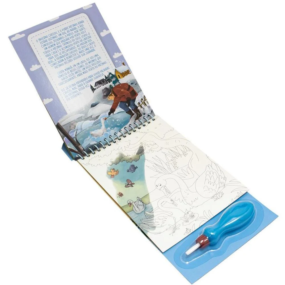 LIVRO AQUABOOK O PATINHO FEIO 27,6X13,6 10PAG TODOLIVRO (UNIDADE) - imagem 4