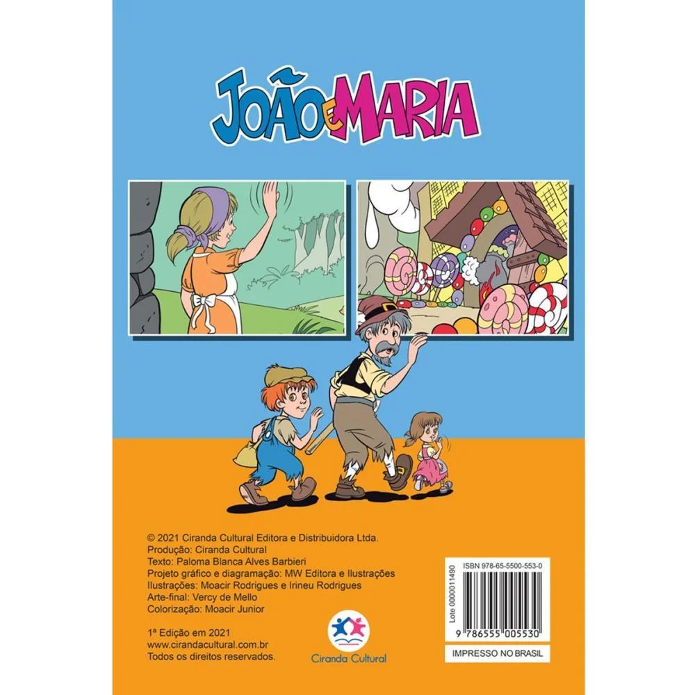 GIBI JOAO E MARIA 16PGS 20X14CM MAGIC KIDS (UNIDADE) - imagem 5