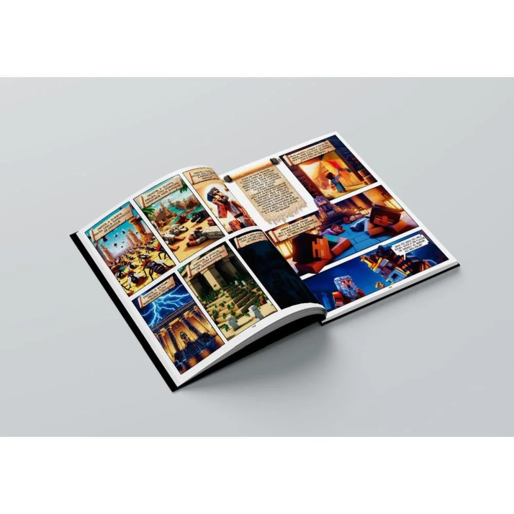 GIBI BIBLIA EM QUADRINHOS MINECRAFT ONLINE EDITORA (UNIDADE) - imagem 3