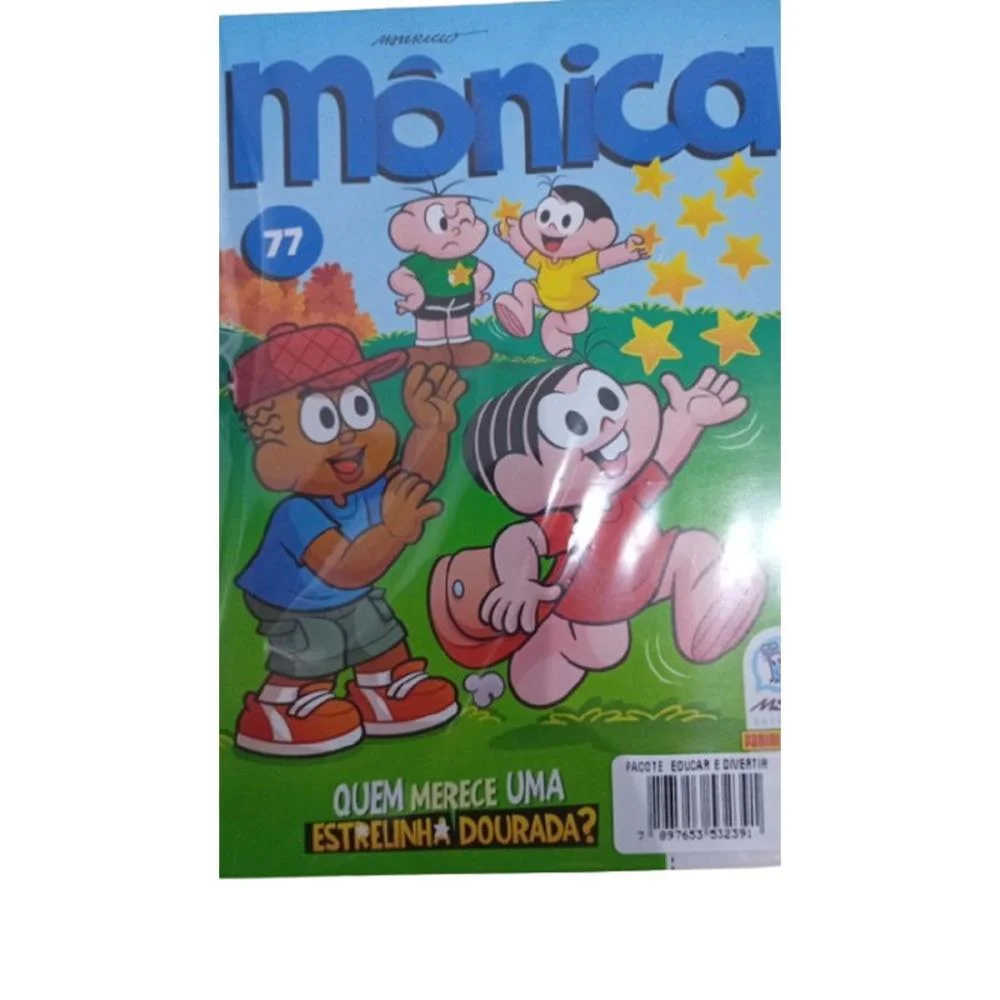 GIBI TURMA DA MONICA EDUCAR DIVERTI PANINI (PCT.C/03) - imagem 3